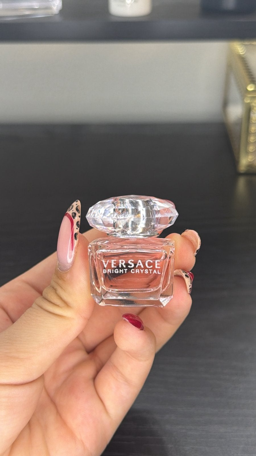 Mini parfum versace, 20 of groter, Verzenden, Zo goed als nieuw, Dame