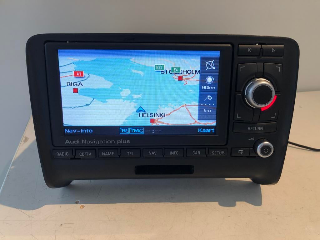 ORIGINEEL AUDI TT RADIO NAVIGATIE SCHERM RNS-E RNSE MMI PLUS, Ophalen of Verzenden, Zo goed als nieuw