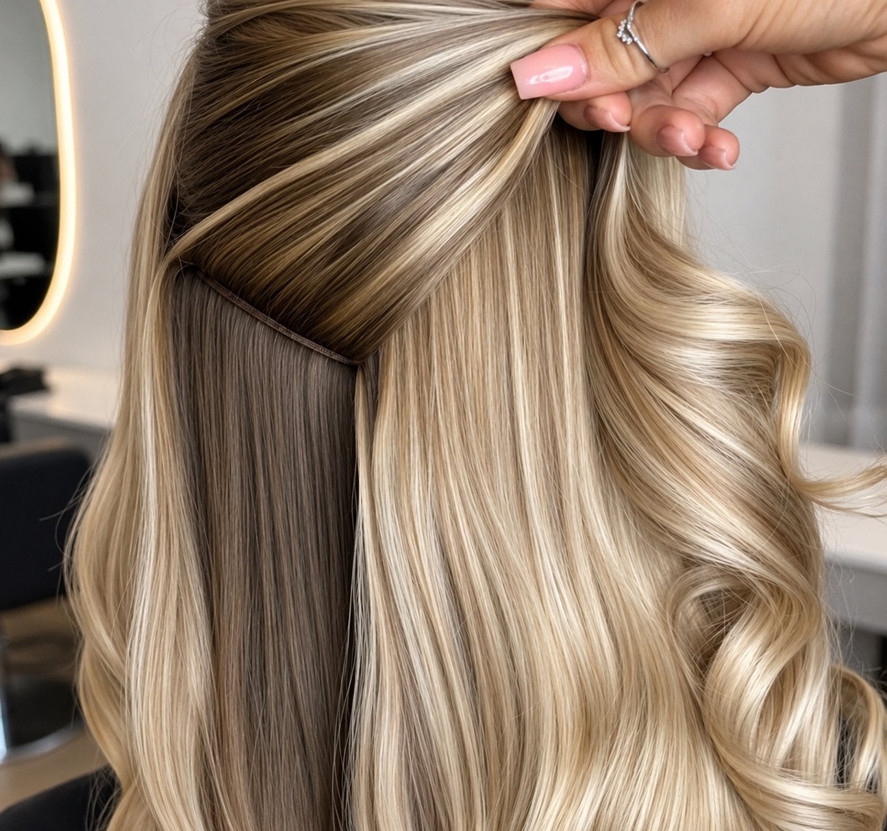 Echthaar Haarverlenging onzichtbaar premium Hairextensions, Ophalen, Nieuw, Pruik of Haarverlenging