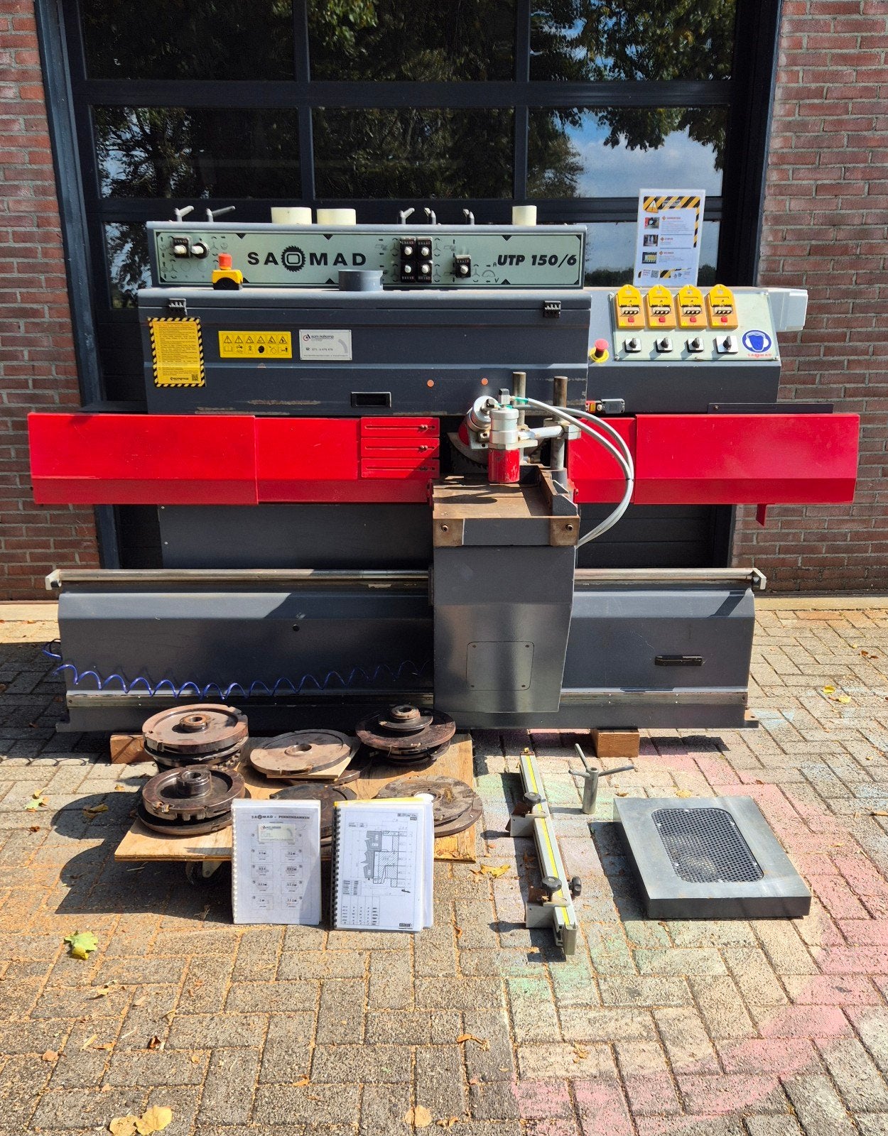 Saomad Pennenbank SKH CE geremd noodstoppen schoolmachine, Ophalen of Verzenden, Elektrisch, Overige soorten