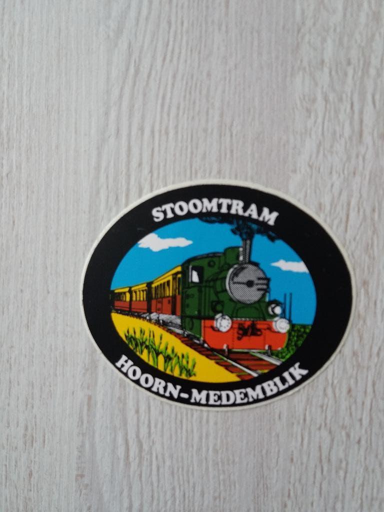 sticker STOOMTRAM HOORN - MEDEBLIK, Ophalen of Verzenden, Zo goed als nieuw, Overige typen