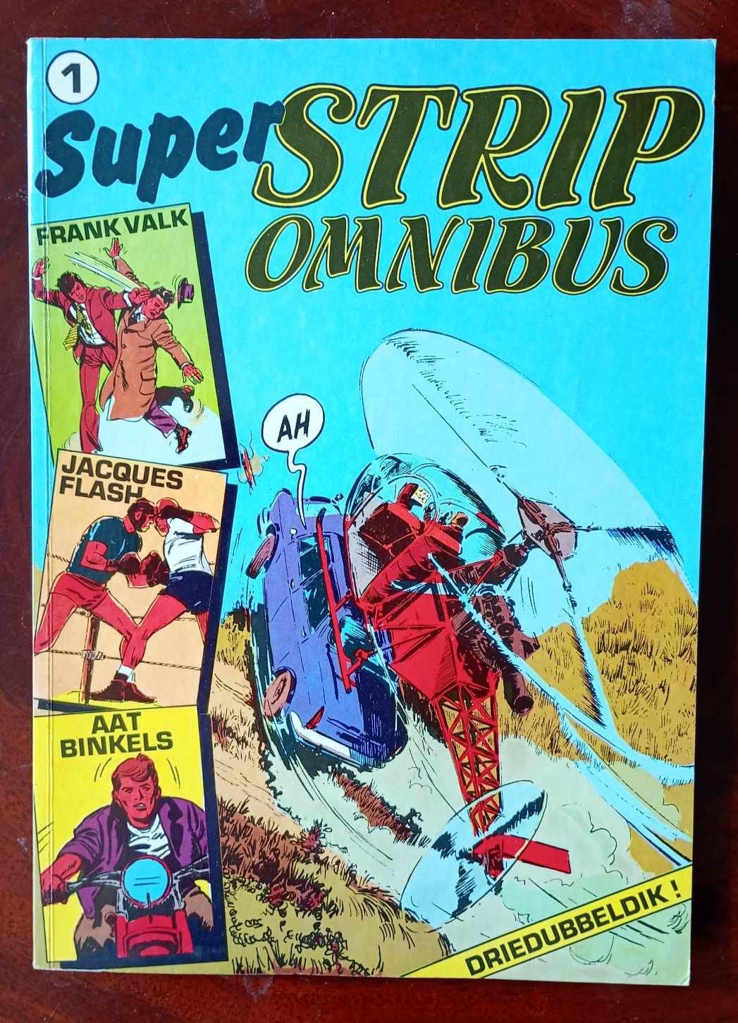 Superstrip Omnibus 1 - Frank Valk, Jacques Flash, Eén stripboek, Ophalen of Verzenden, Gelezen, Diverse auteurs