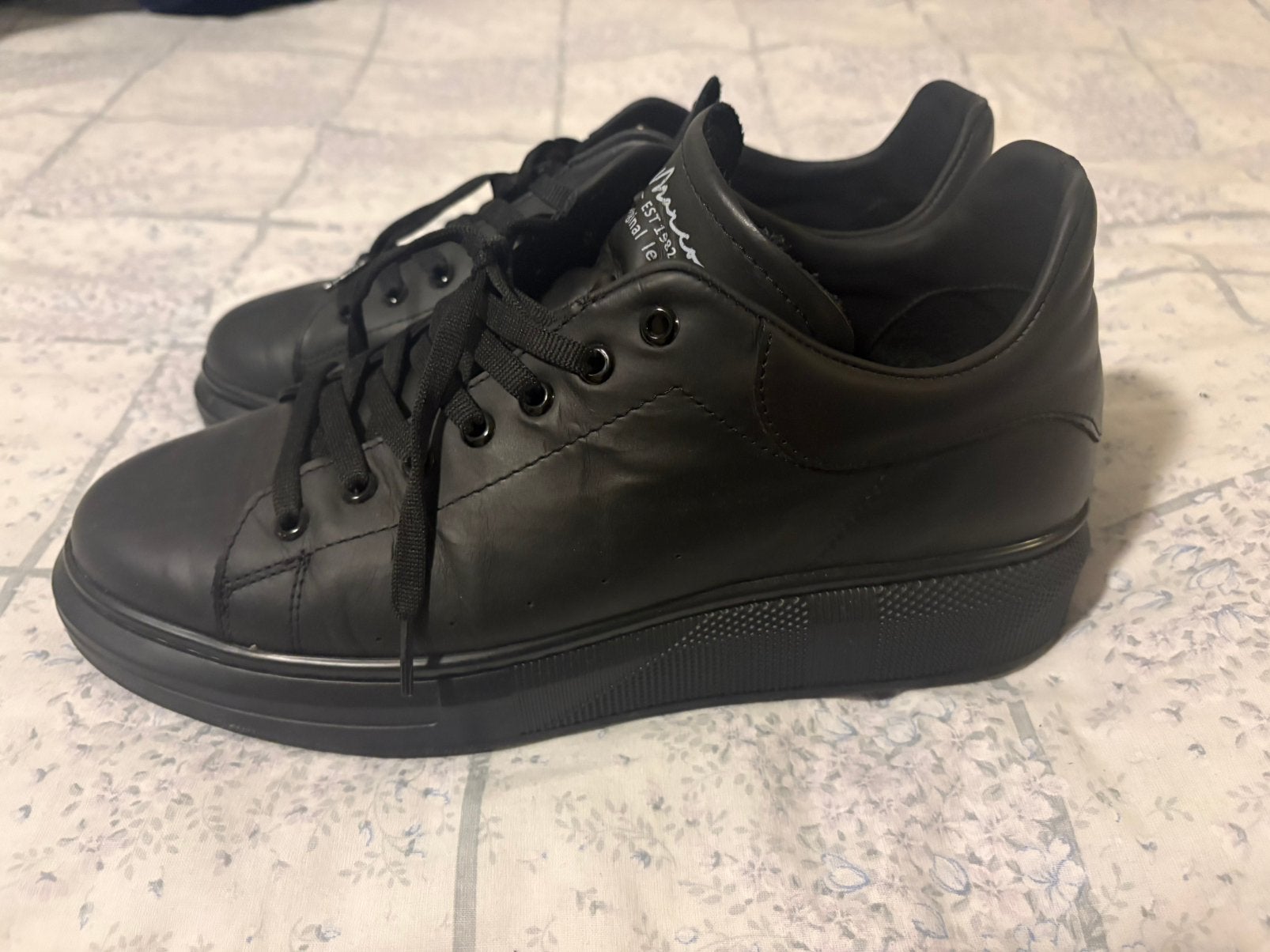 Leren schoenen maat 46, Kleding | Heren, Ophalen of Verzenden, Zo goed als nieuw, Zwart