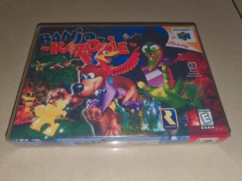 Banjo Kazooie N64 Game Case (2), Spelcomputers en Games, Avontuur en Actie, Verzenden, 1 speler, Zo goed als nieuw