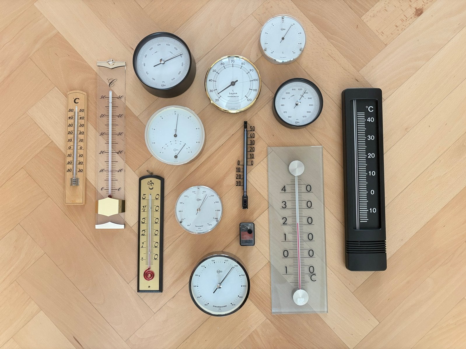 Voor de verzamelaar / opkoper: thermometer barometer, Ophalen of Verzenden, Nieuw, Weerstation