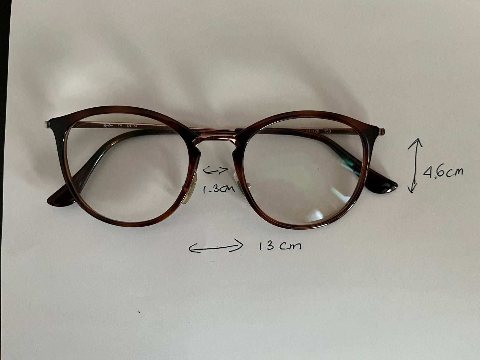 Ray ban montuur., Sieraden, Tassen en Uiterlijk, Zonnebrillen en Brillen | Dames, Ophalen, Zo goed als nieuw, Bruin, Ray-Ban