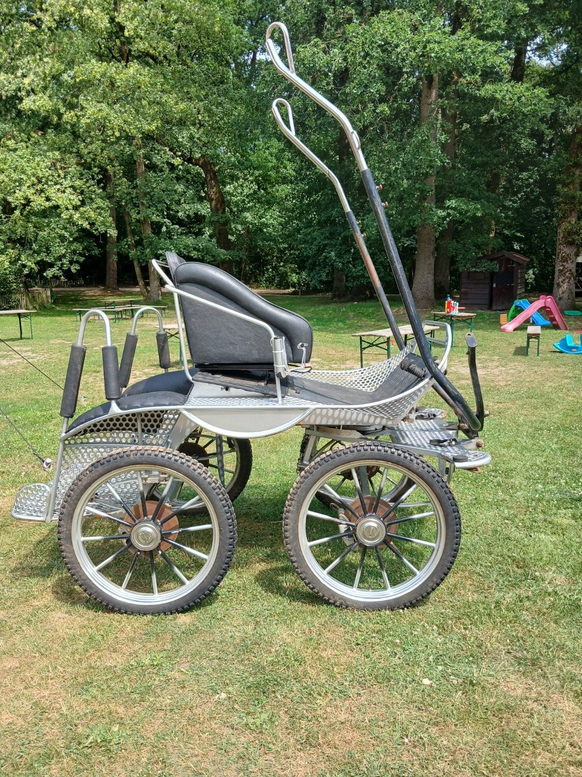 Menwagen d pony /paard, Dieren en Toebehoren, Gebruikt, Marathonwagen, Pony