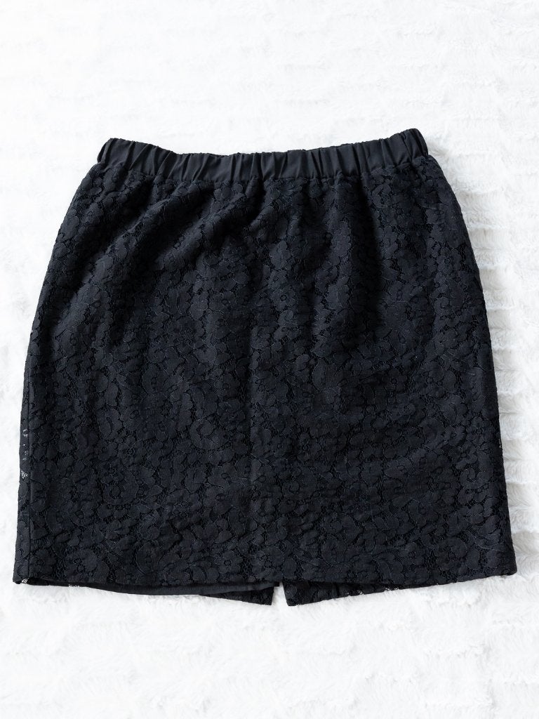 ROSEMUNDE zwarte kanten kokerrok maat 40 NIEUWSTAAT, Kleding | Dames, Maat 38/40 (M), Zwart, Ophalen of Verzenden, Zo goed als nieuw