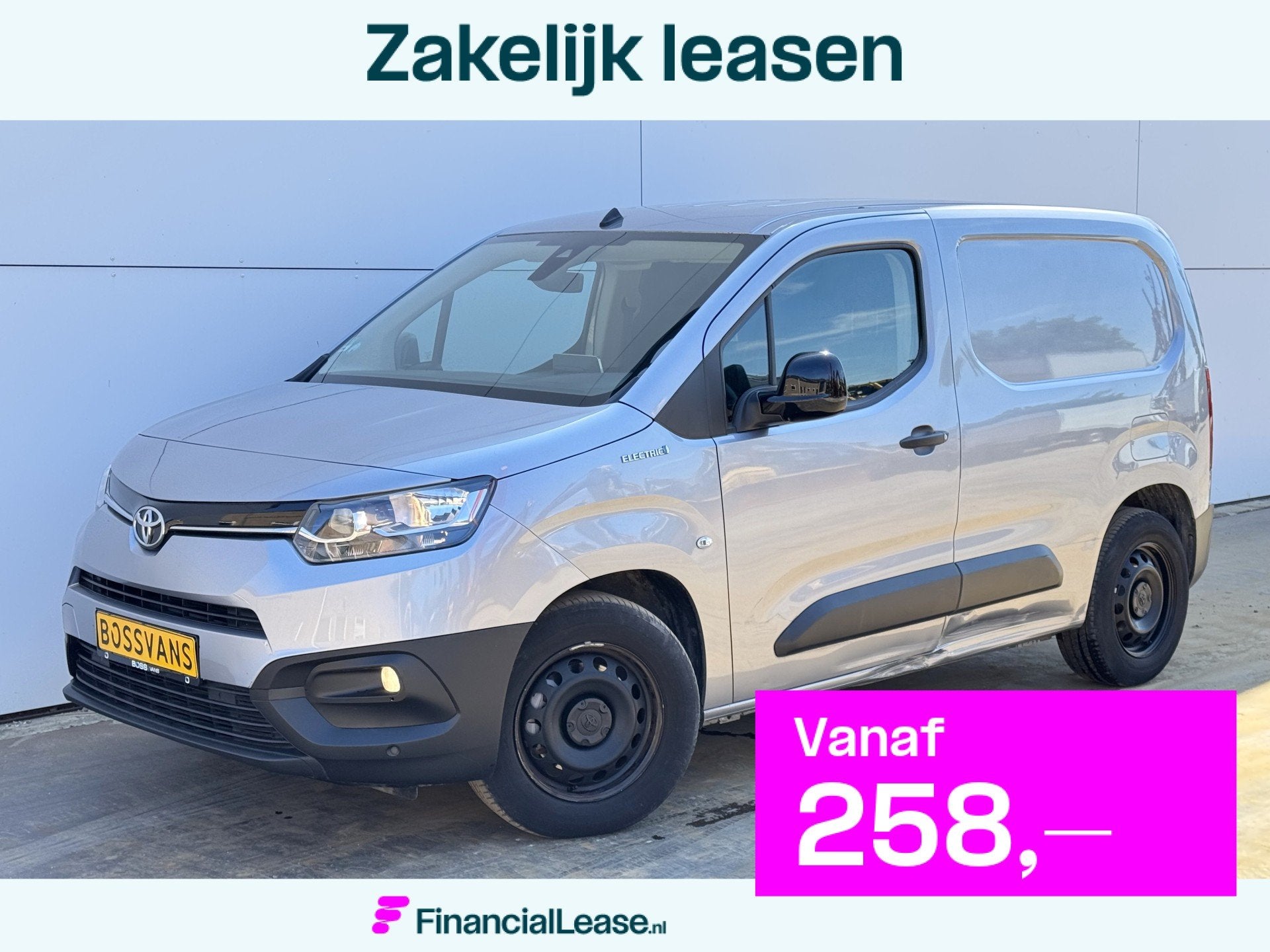 Toyota ProAce City Electric Comfort 50 kWh L1 Snelladen Clim, Gebruikt, Zwart, 1565 kg, Toyota