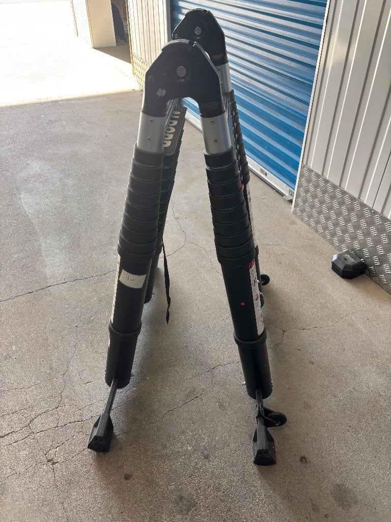 ALDORR professional telescoop  ladder, Ophalen of Verzenden, Zo goed als nieuw, Ladder, 4 meter of meer