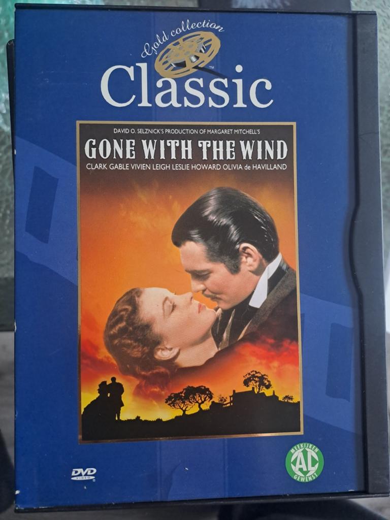 Gone with the wind (dvd), Cd's en Dvd's, Dvd's | Klassiekers, Alle leeftijden, Drama, Ophalen of Verzenden, Zo goed als nieuw