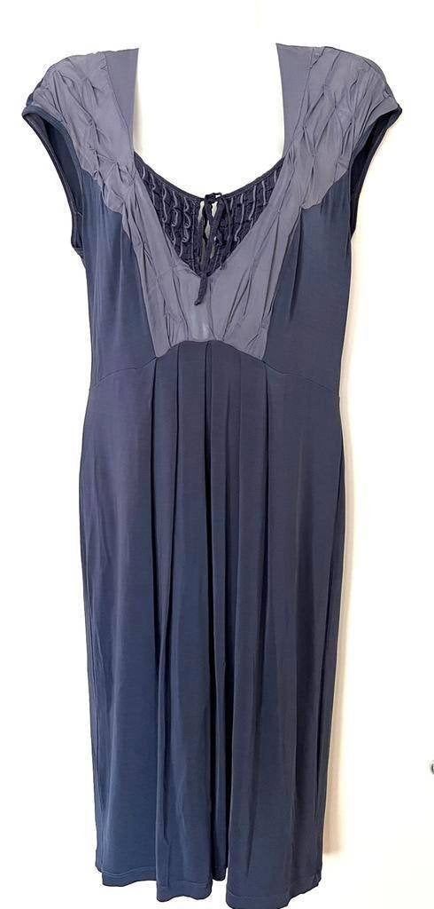 Transit jurk maat 36, Blauw, Ophalen of Verzenden, Zo goed als nieuw, Knielengte