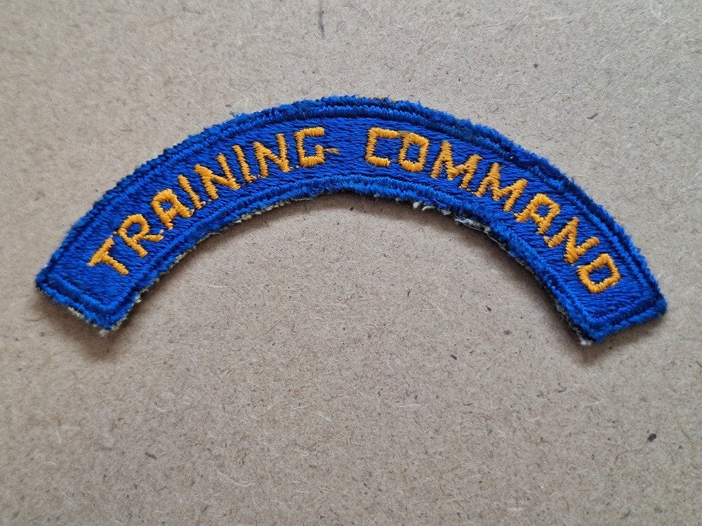 WWII US AAF Training Command tab, Verzenden, Amerika, Embleem of Badge