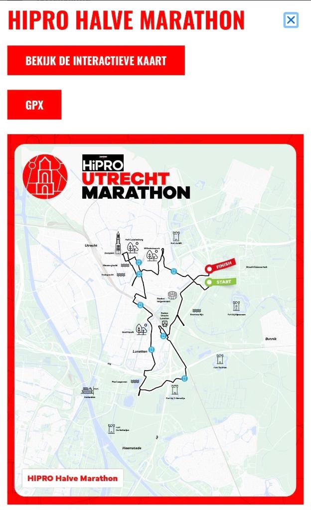 Startbewijs halve marathon utrecht 31 mei, Overige typen, Nieuw, Hardlopen, Ophalen