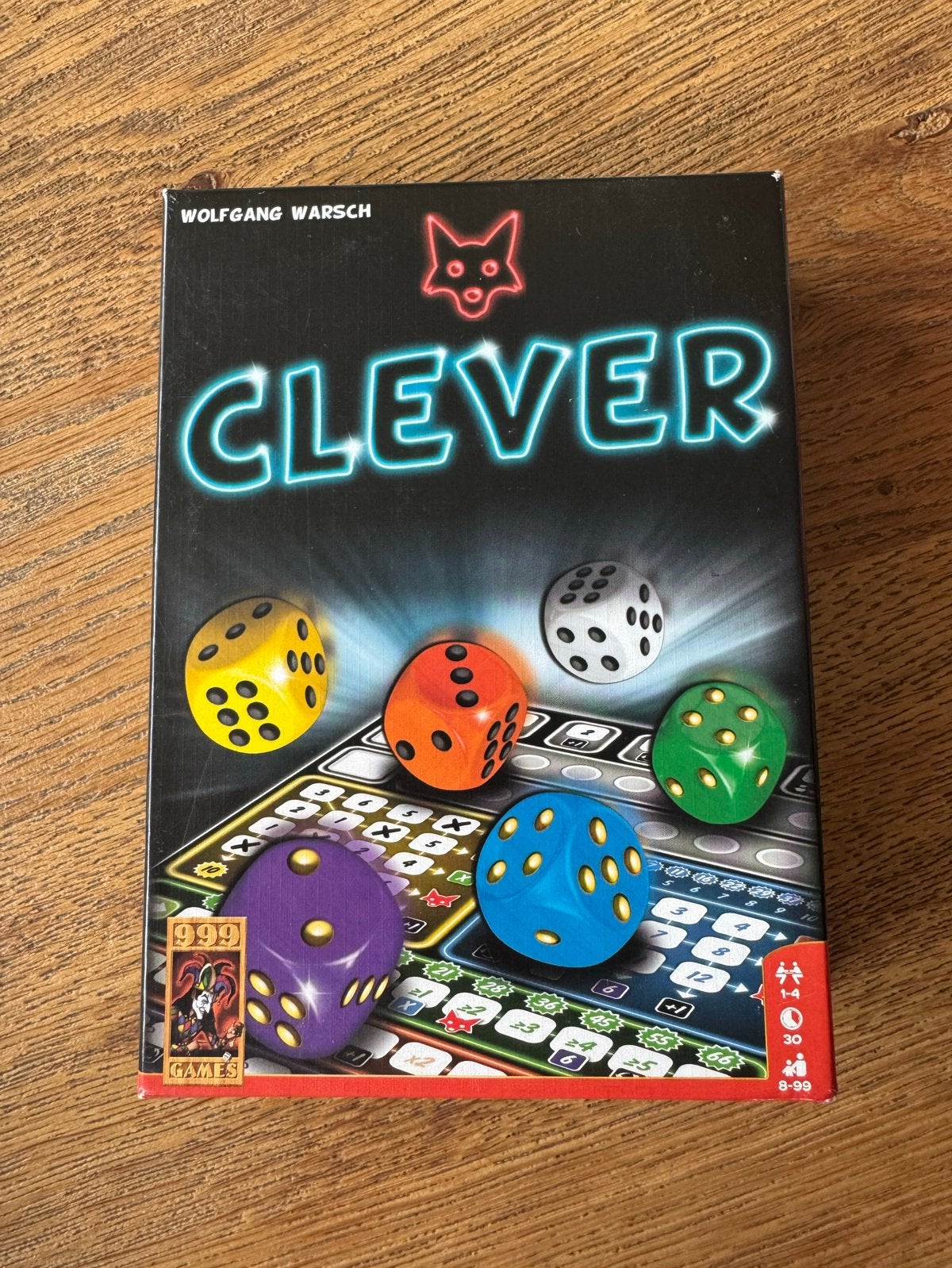 Clever dobbelspel van Wolfgang Warsch, Een of twee spelers, Ophalen of Verzenden, Zo goed als nieuw