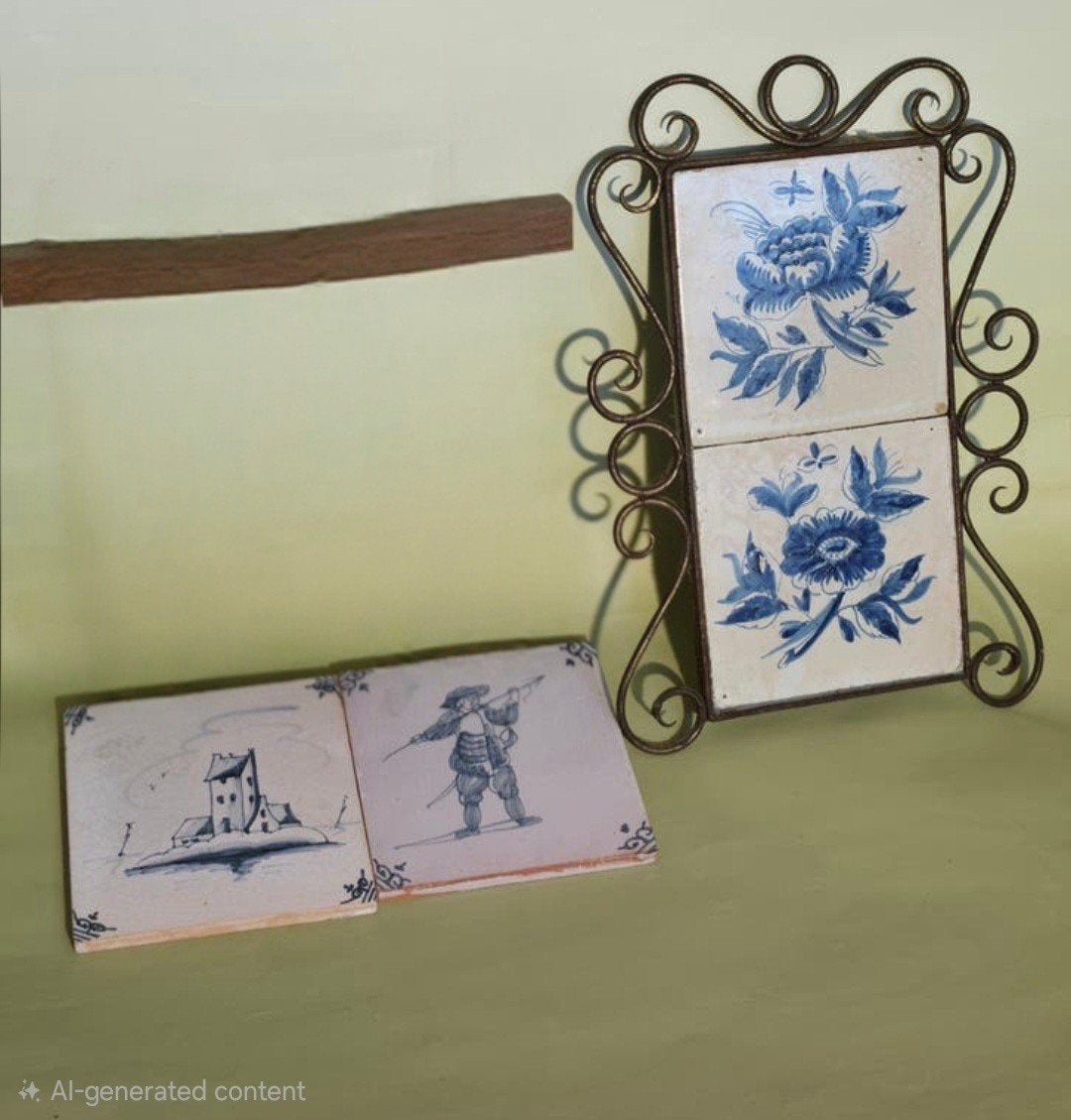 Set Delfts Blauwe Tegels, Ophalen of Verzenden