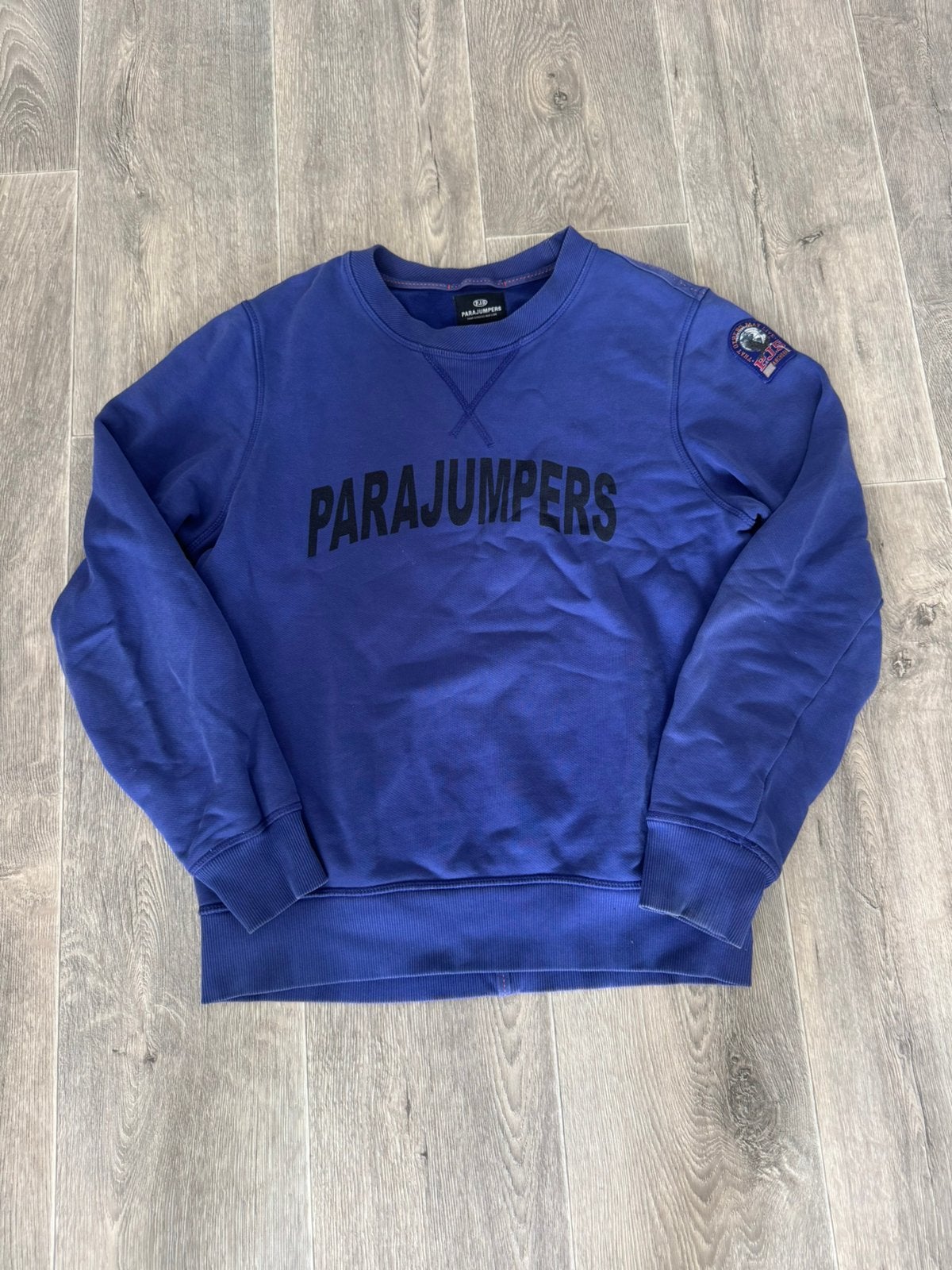 Pararjumper trui, Verzenden, Gedragen, Maat 48/50 (M), Blauw