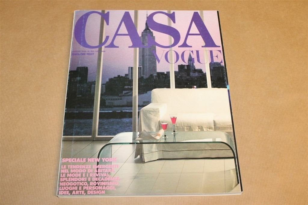 CASA Vogue — New York Design & Architectuur 1985, Ophalen of Verzenden, Gelezen, Muziek, Film of Tv