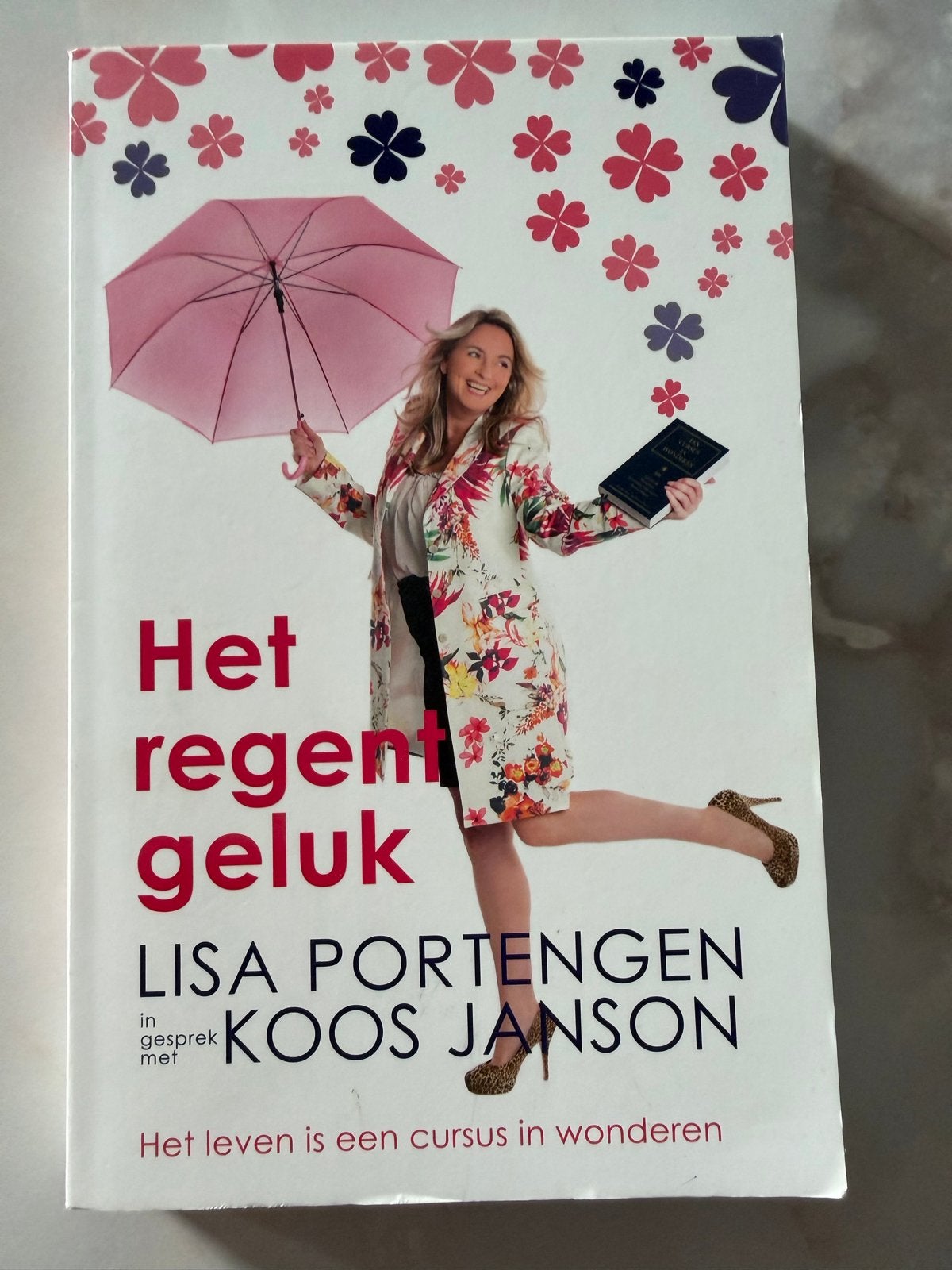 Het regent geluk - Lisa Portengen & Koos Janson, Ophalen of Verzenden, Zo goed als nieuw, Spiritualiteit algemeen, Achtergrond en Informatie