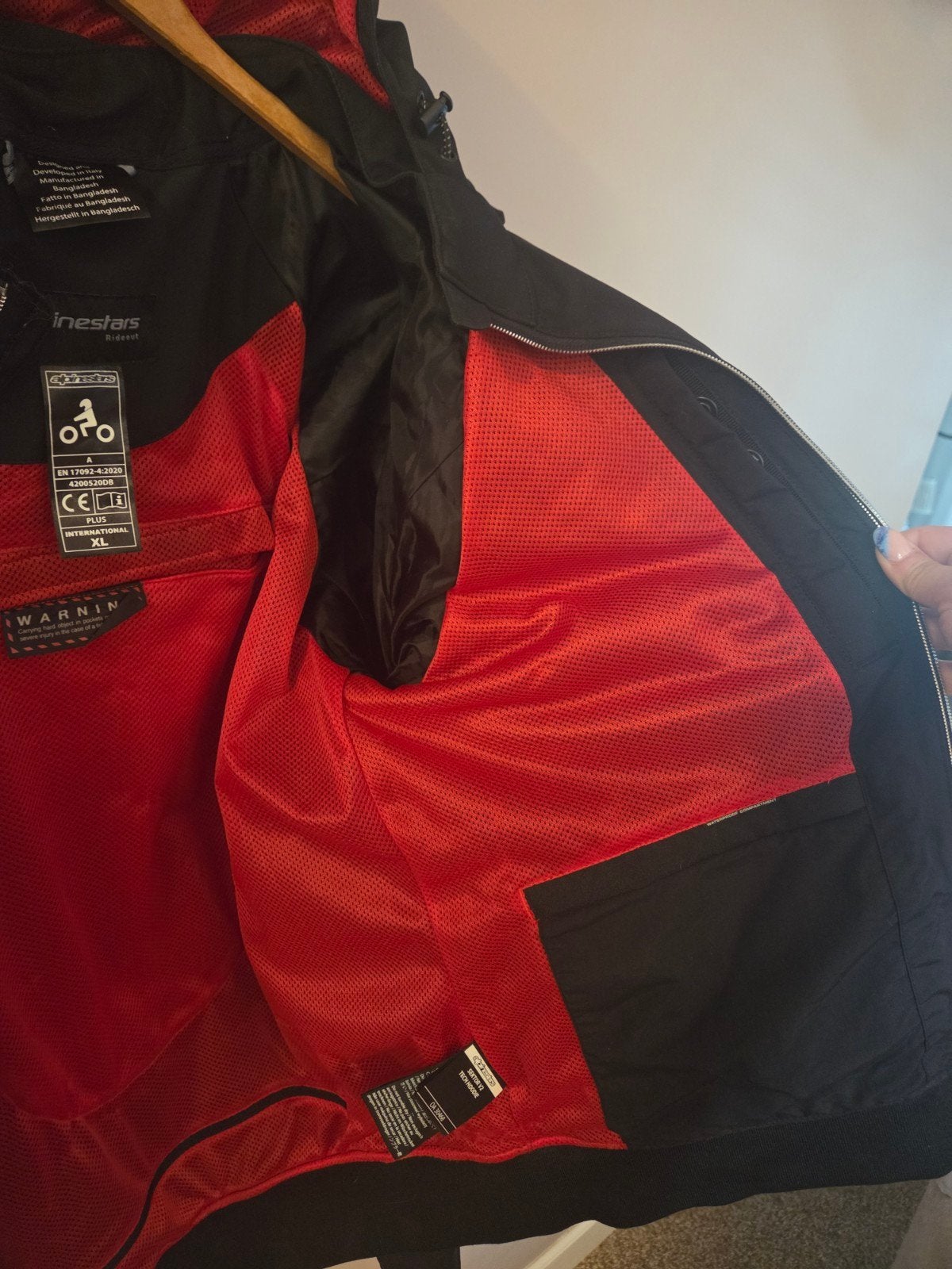 Alpinestars Sektor V2 Tech Motorhoodie MAAT XL te koop!, Alpine Stars, Jas | textiel, Ophalen of Verzenden, Tweedehands