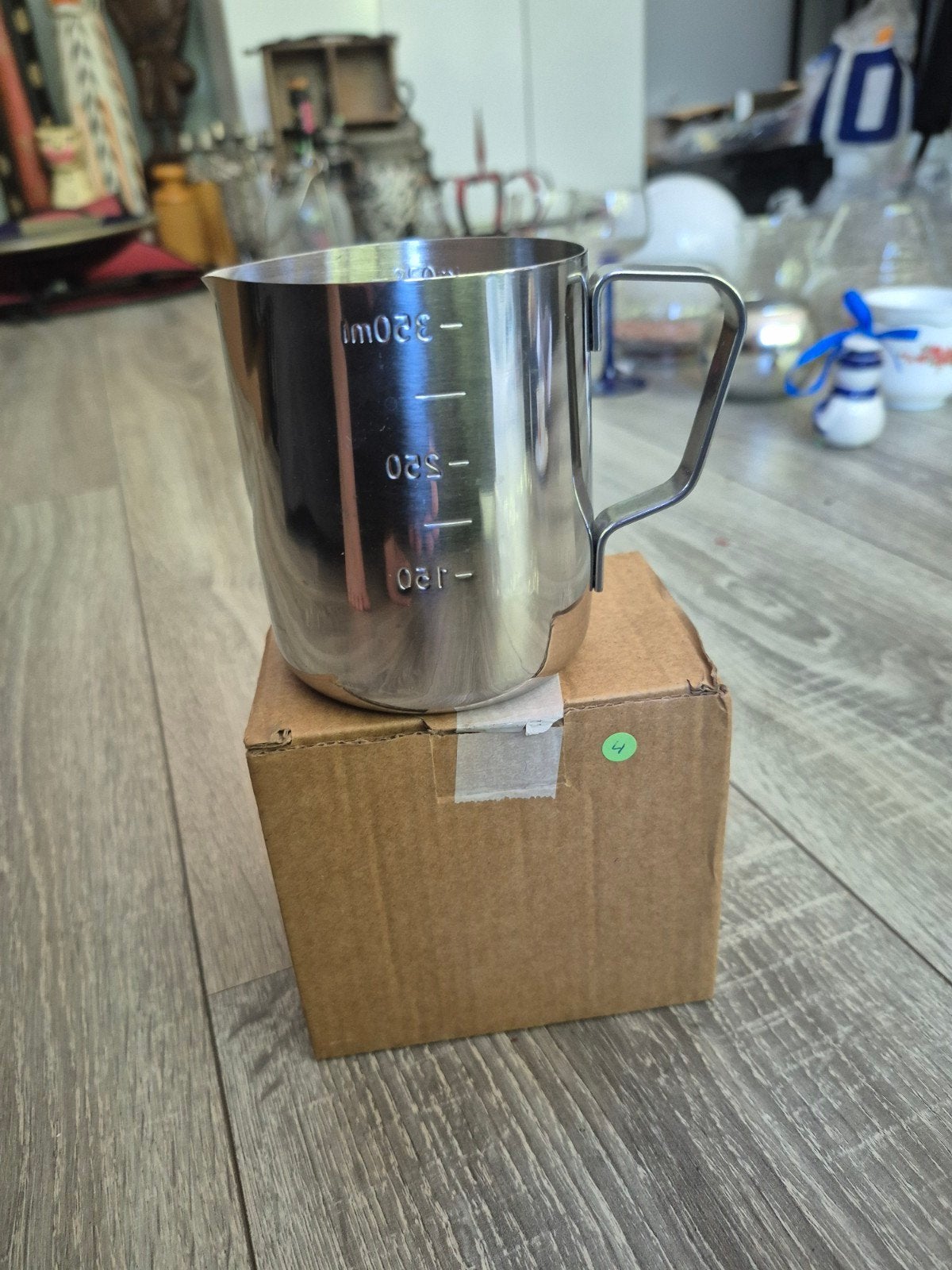 RVS Maatbeker met Handvat - 350ml, Overige typen, Ophalen of Verzenden, Metaal, Overige merken