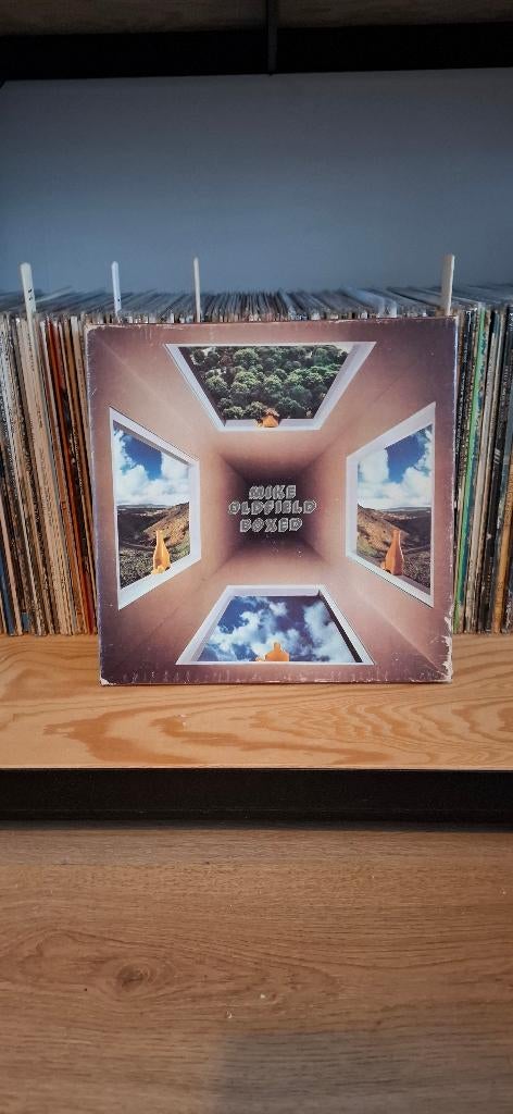 4LP Box Mike Oldfield - Boxed UK Vinyl Prog Rock, Ophalen of Verzenden, Zo goed als nieuw, 12 inch, Progressive