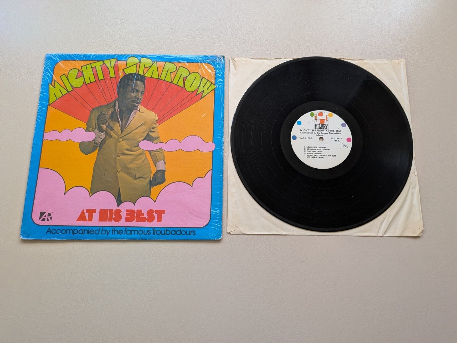Mighty Sparrow At His Best Vol.1 LP Reggae Calypso Soca, Verzenden, Gebruikt, 12 inch