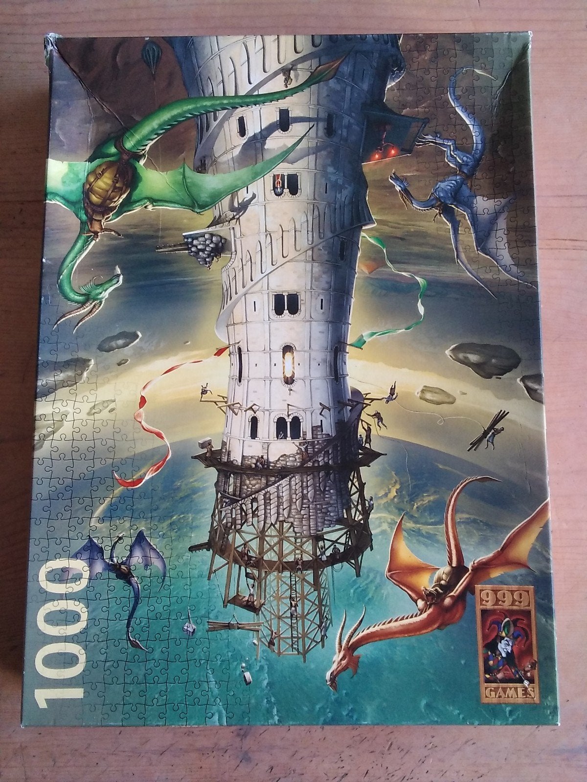 999 Games Luchtbrug II: De grote splitsing puzzel, Verzenden, 500 t/m 1500 stukjes, Gebruikt