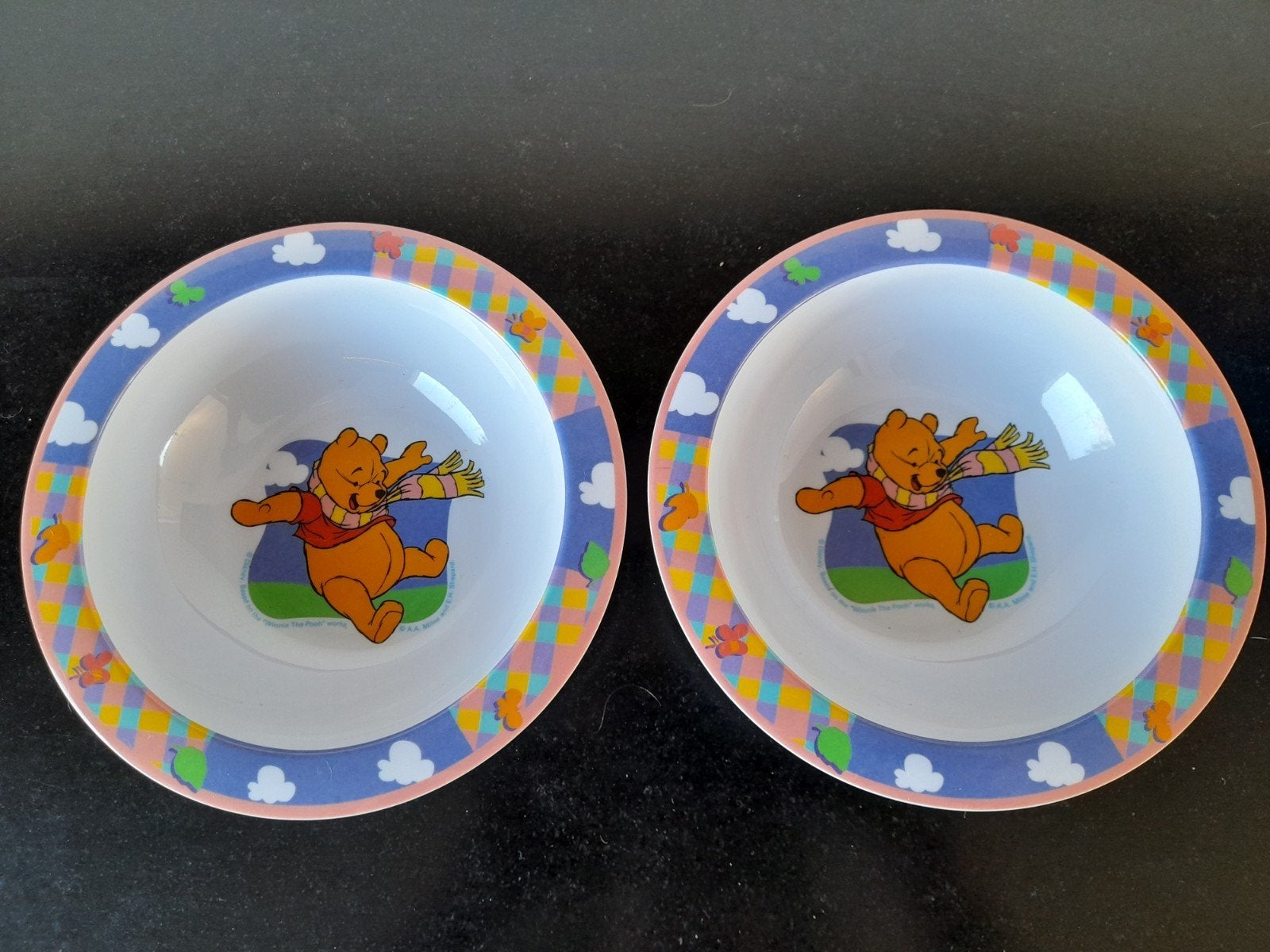 Twee nieuwe Winnie the Pooh ontbijtkommetjes, Ophalen of Verzenden, Winnie de Poeh of vrienden, Nieuw, Servies
