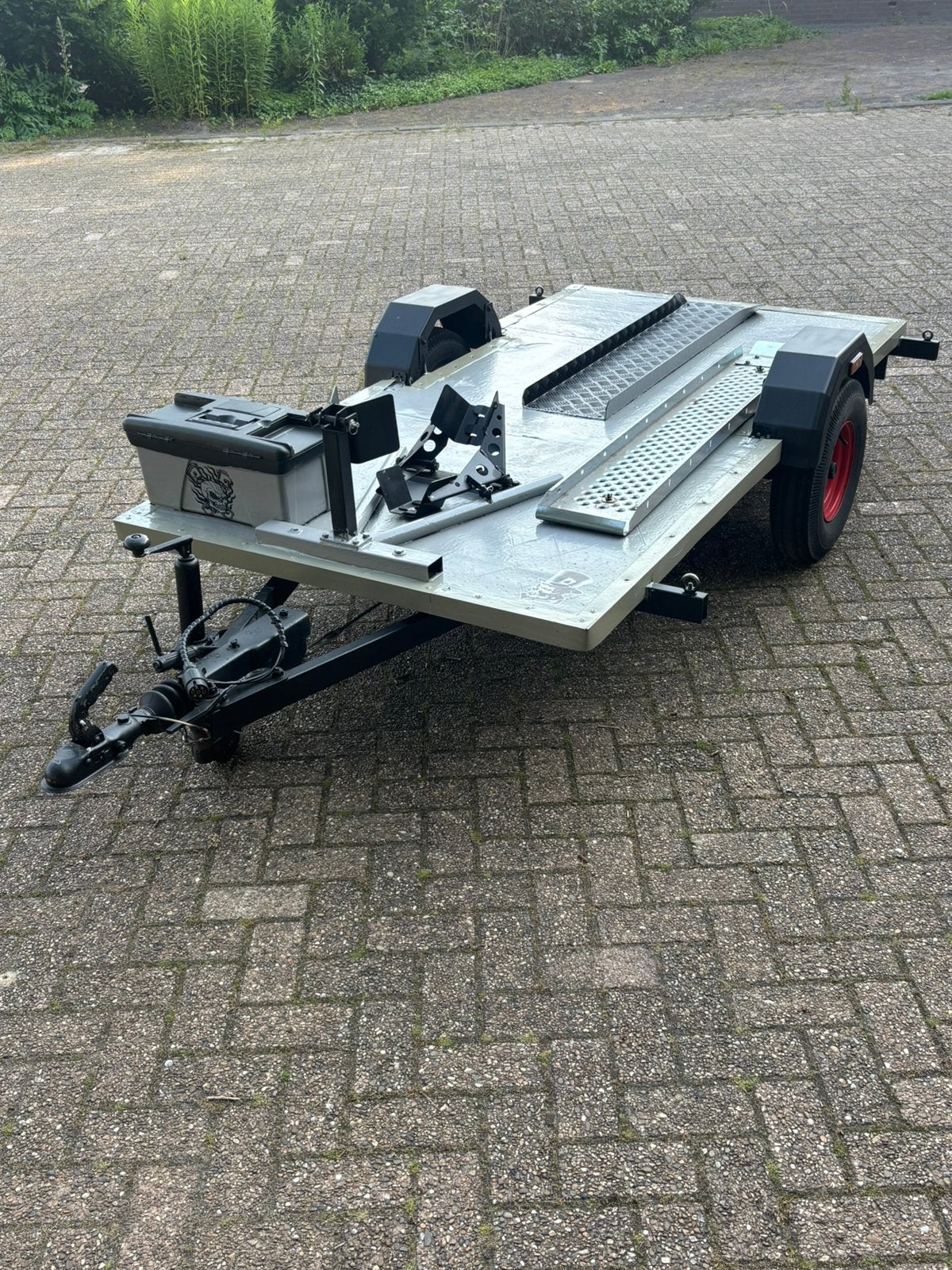 motor/brommer/scooter aanhanger, Ophalen, Zo goed als nieuw, Overige typen, 80 kg of meer