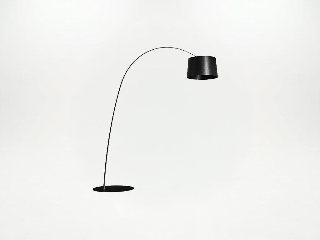 Foscarini Twiggy Vloerlamp – Zwart | Marc Sadler
