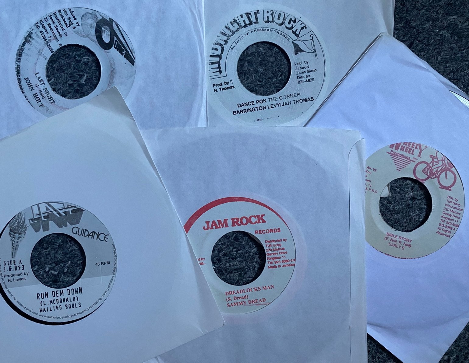5x Reggae Roots Singles, Ophalen of Verzenden, Gebruikt
