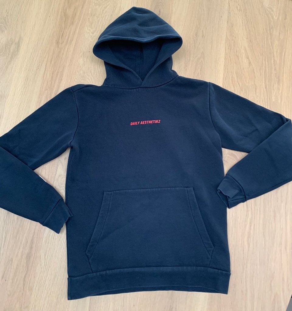 Hoodie Aesthetikz, Kleding | Heren, Truien en Vesten, Blauw, Ophalen of Verzenden, Zo goed als nieuw, Daily Aesthetikz