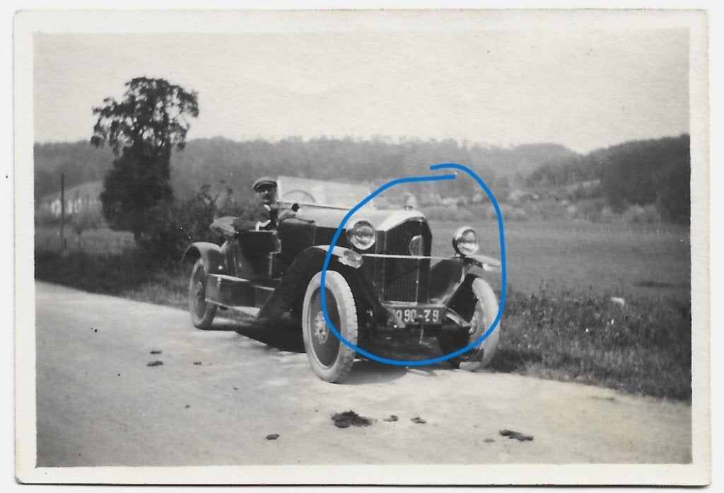 Mathis auto foto, Verzenden, Foto, Zo goed als nieuw, Voor 1940