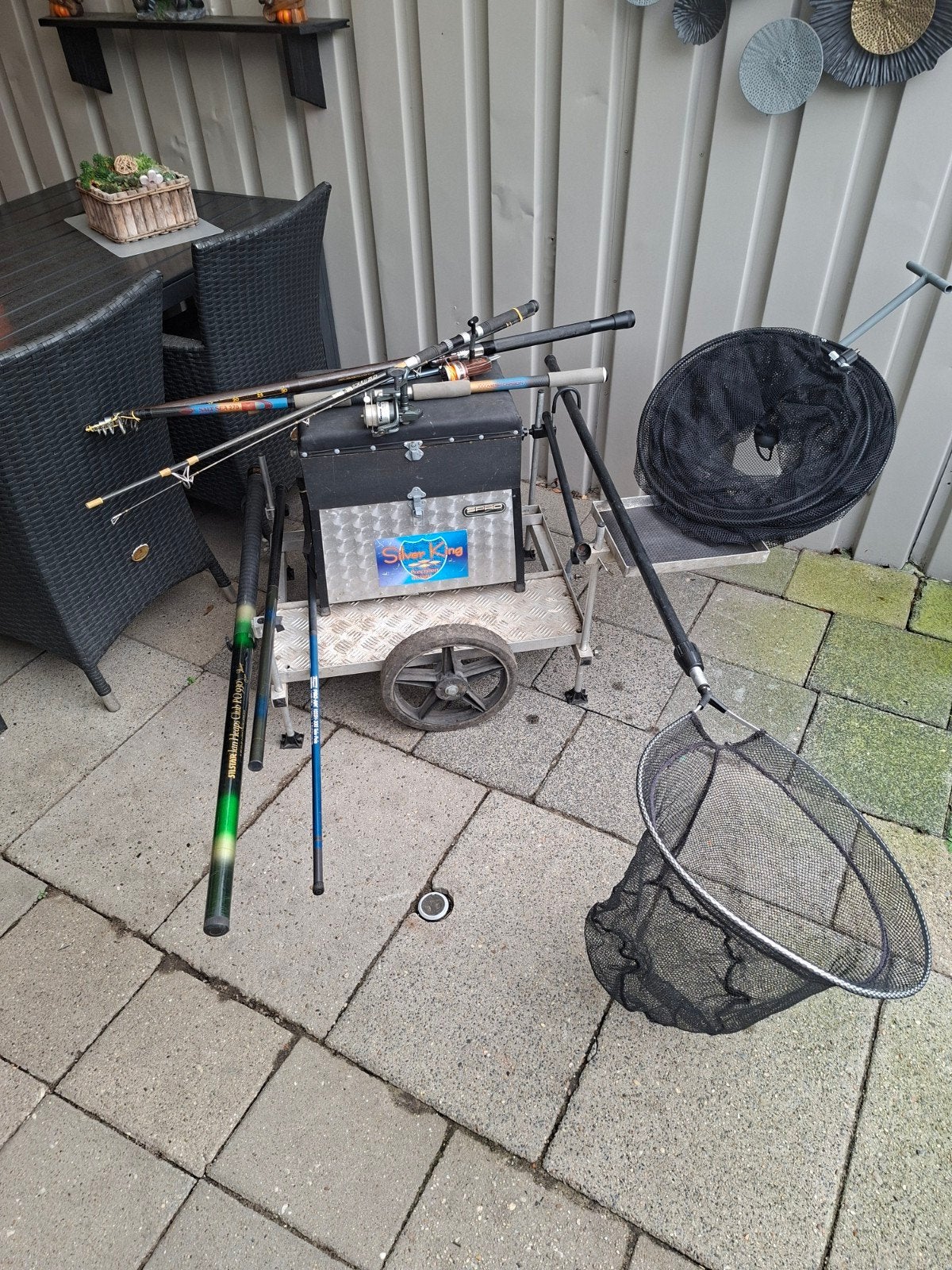 compleete vis set, Watersport en Boten, Ophalen, Gebruikt
