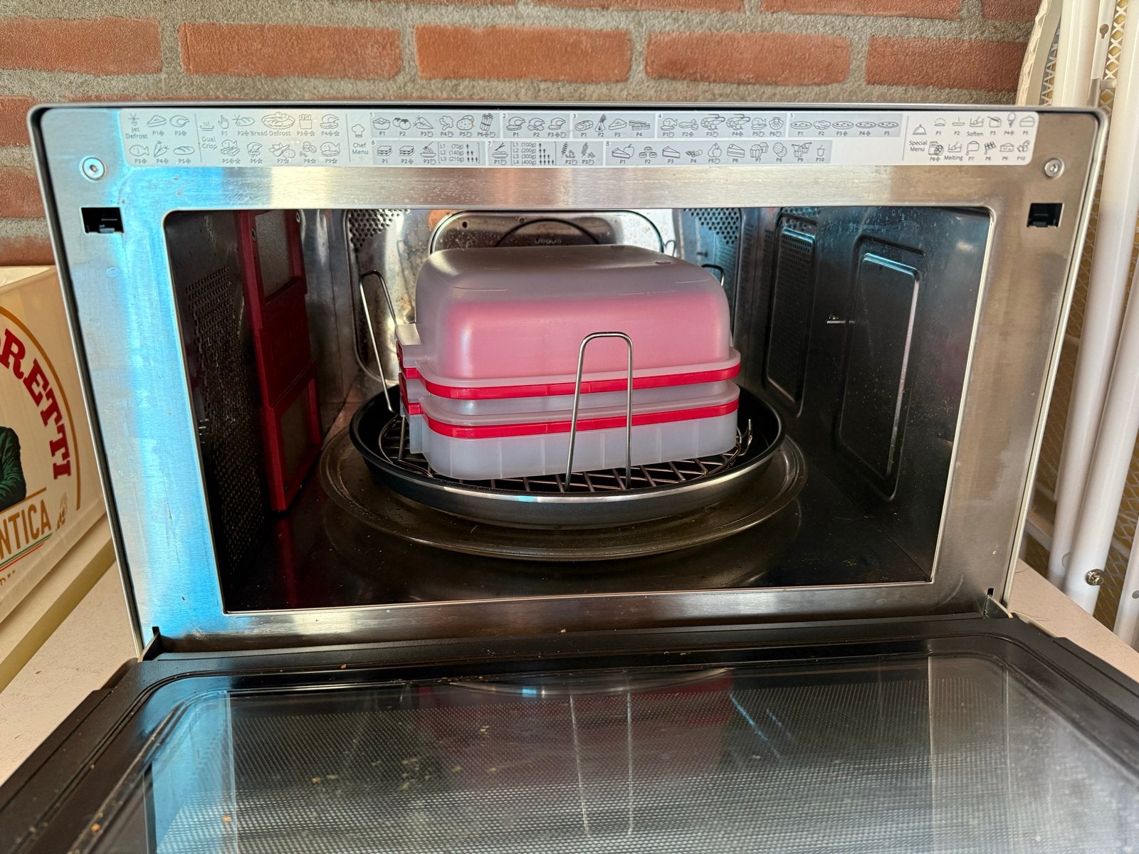 Whirlpool Supreme Chef Oven, Witgoed en Apparatuur, Ophalen, Combimagnetron, Gebruikt, Crisp
