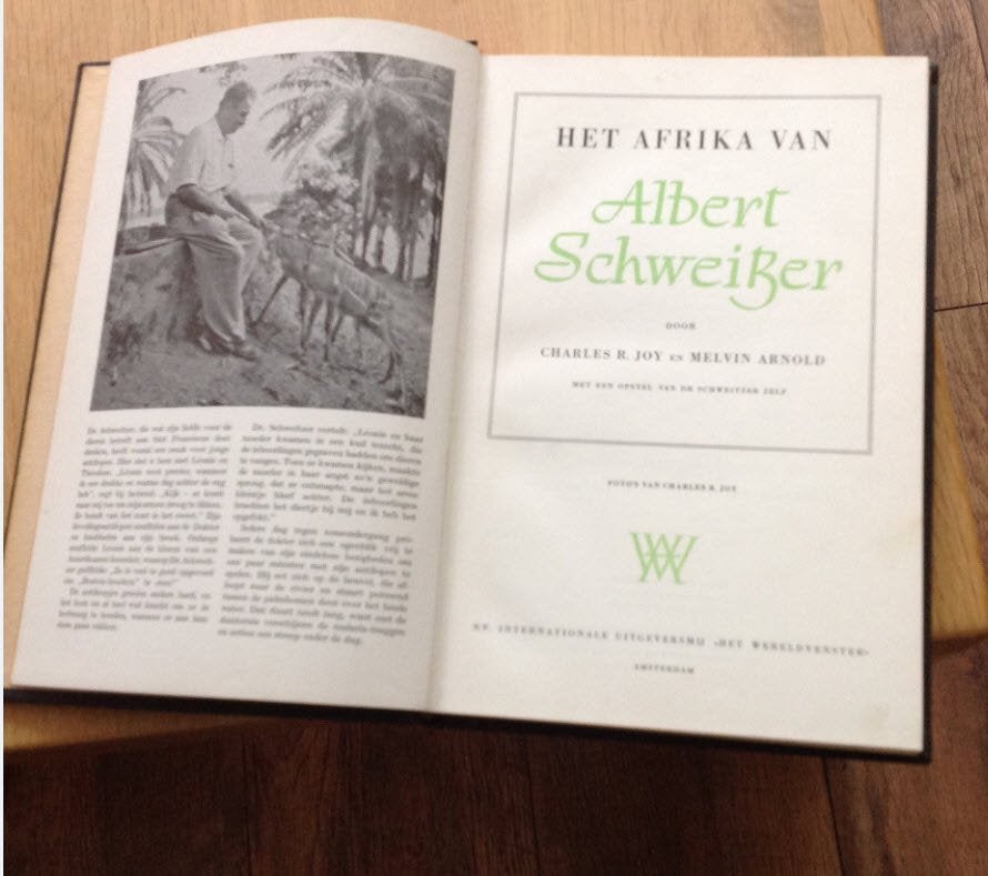 Het Afrika van Albert Schweitzer, Fraai fotoboek, Boeken, Ophalen, Gelezen, Overige gebieden