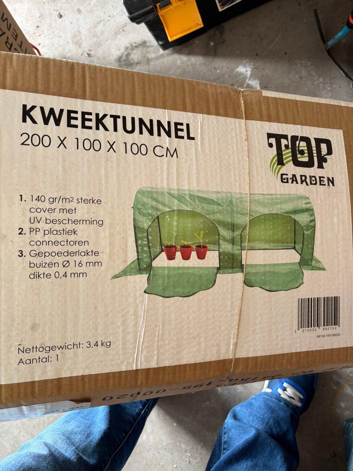 Kweektunnel, Tuin en Terras, Kweekspullen, Ophalen, Gebruikt, Kweekkast