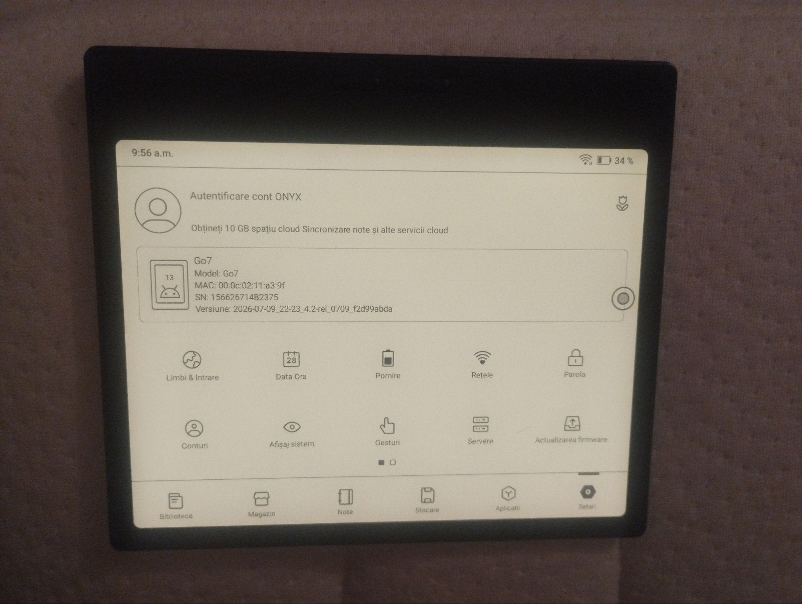Boox Go 7 E-Book Reader 7  mit 64GB Speicher, ONYX Boox, Nieuw, Ophalen of Verzenden, 7 inch