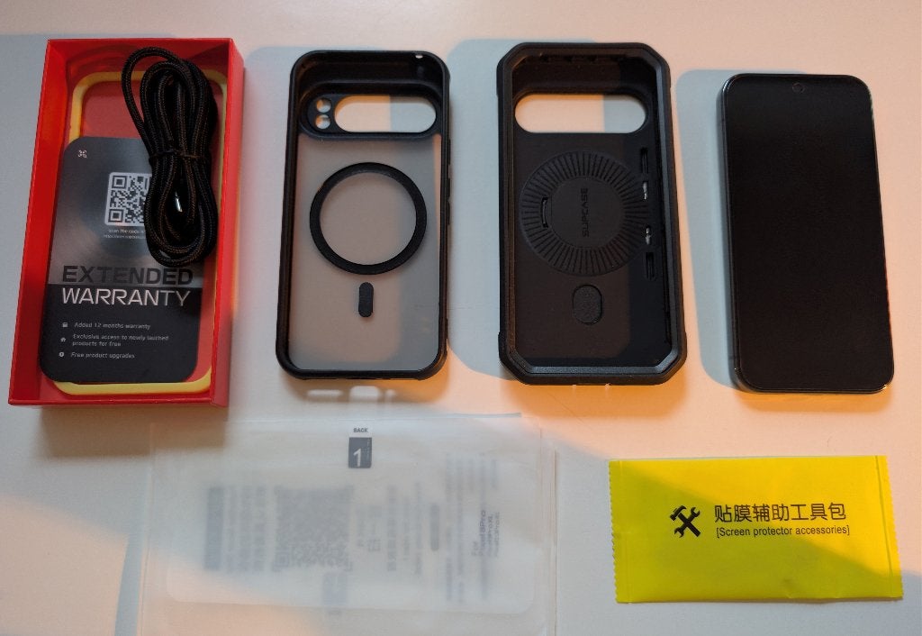 Google Pixel 9 Pro 256GB + 2 hoesjes & accessoires, Telecommunicatie, Ophalen of Verzenden, Zo goed als nieuw, Klassiek of Candybar