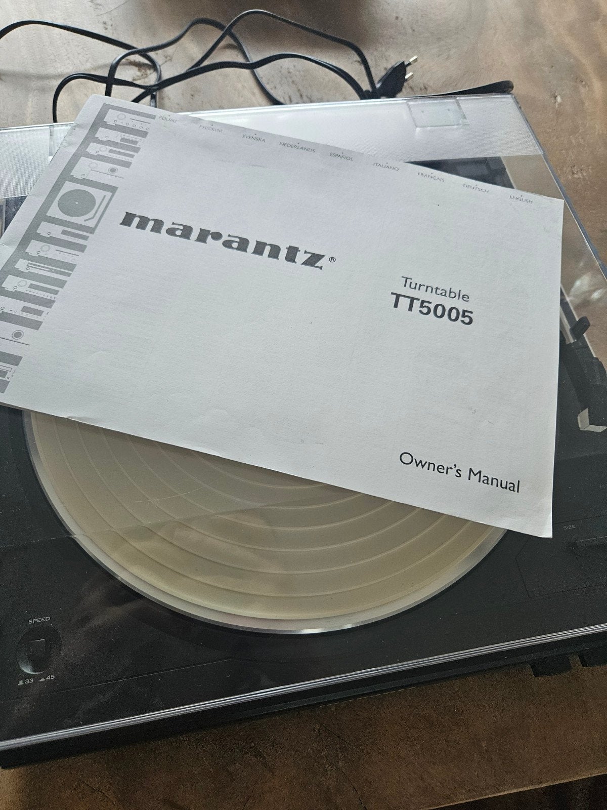 Lees omschrijving: Marantz TT5005 Platenspeler, Ophalen, Gebruikt, Platenspeler, Overige merken