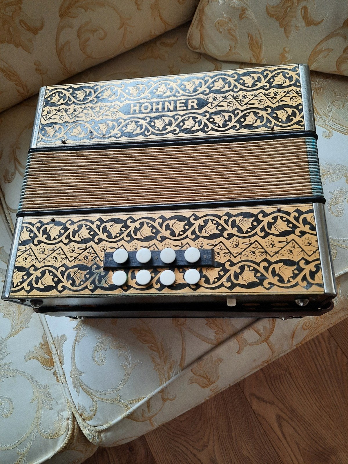 Hohner Trekzak Diatonisch Accordeon - Prachtig Vintage Model, Ophalen of Verzenden, Gebruikt