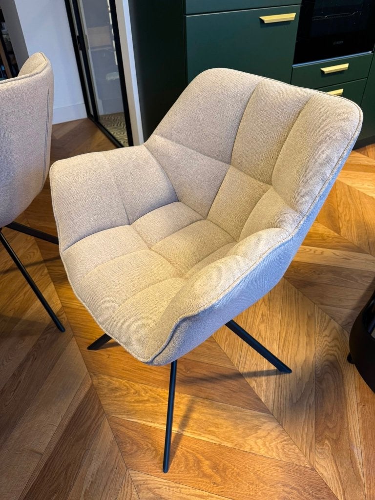 6x eetkamerstoel Riviera Maison, Overige kleuren, Nieuw, Stof, Vijf, Zes of meer stoelen