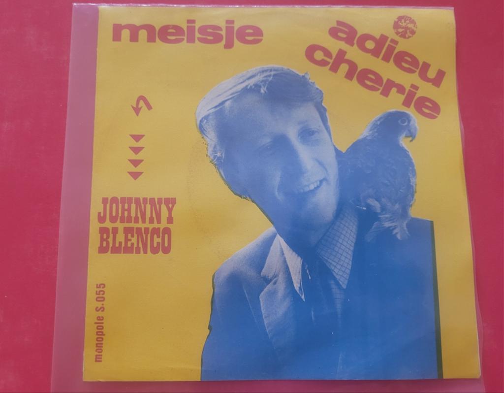 Johnny Blenco - Meisje - Adieu Cherrie, Cd's en Dvd's, Vinyl | Nederlandstalig, Ophalen, Zo goed als nieuw, Overige formaten, Levenslied of Smartlap