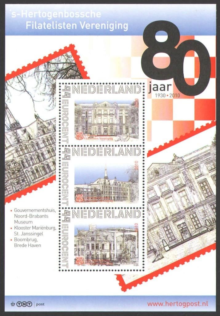 Postzegels 's-Hertogenbossche Filatelisten Vereniging (2), Ophalen of Verzenden, Na 1940, Postfris