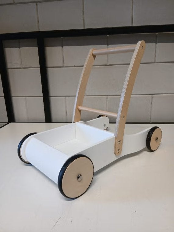 Bandits & Angels loopwagen Little Walker wit, Kinderen en Baby's, Speelgoed | Houten speelgoed, Ophalen of Verzenden, Nieuw, Duw- of Trekspeelgoed
