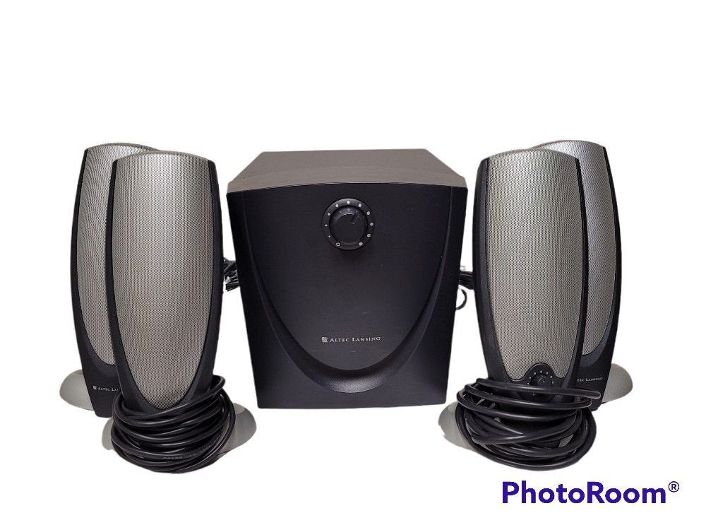 Complete Altec Lansing surround sound speakerset voor PC., Ophalen, Zo goed als nieuw, Audiokanaal 4.1