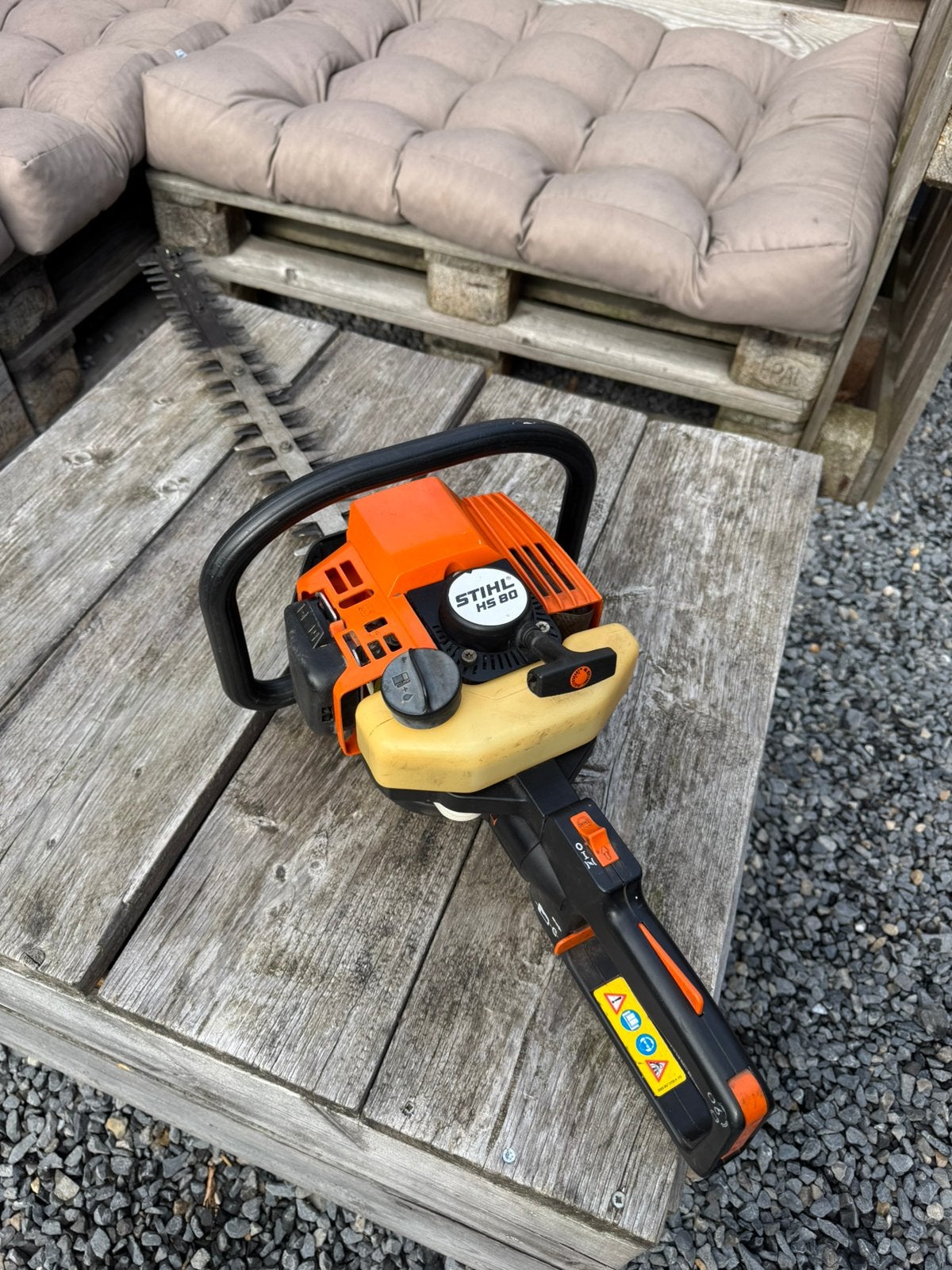 Stihl HS80 heggenschaar , goed werkend, Ophalen, Gebruikt, Benzine