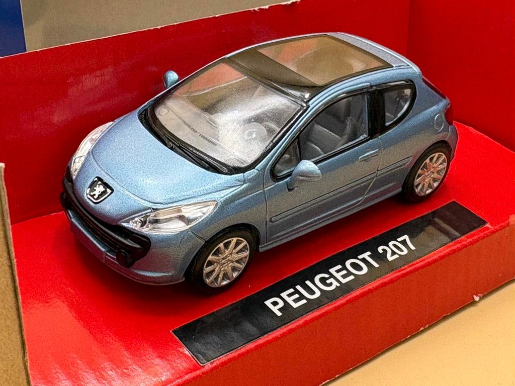 Peugeot 207 1:43 NewRay, Ophalen of Verzenden, Zo goed als nieuw, Auto, Overige merken