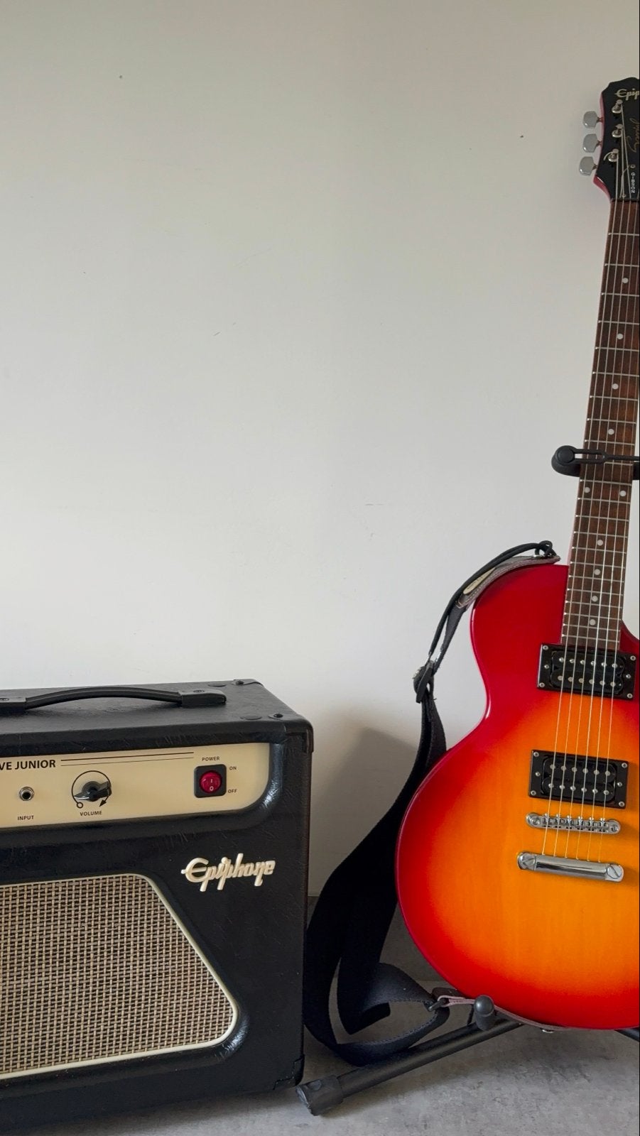 Complete Epiphone Elektrische Gitaarset met Versterker, Muziek en Instrumenten, Ophalen, Epiphone, Met versterker, Zo goed als nieuw